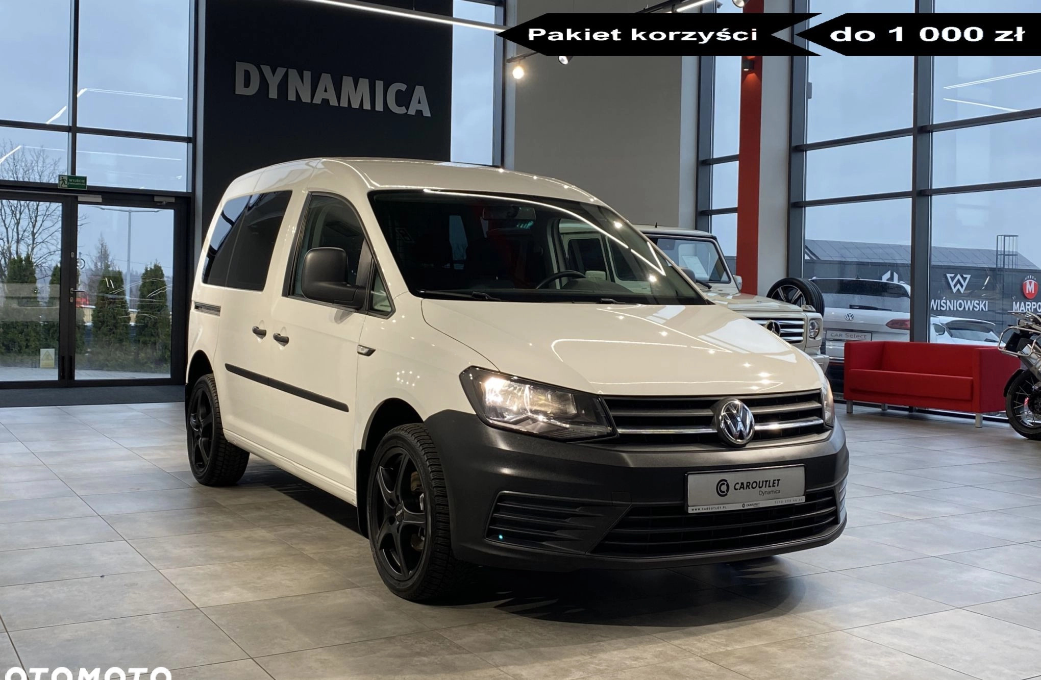 volkswagen caddy oława Volkswagen Caddy cena 44900 przebieg: 183700, rok produkcji 2017 z Oława